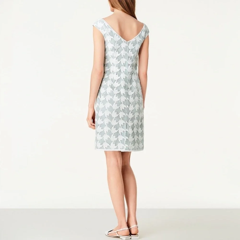 Tory Burch Brooklyn Lace Mini Dress Mint White Size 8